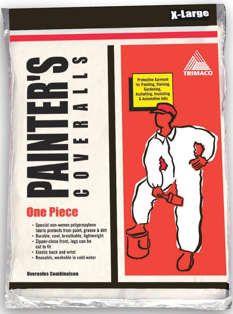 Trimaco SuperTuff Polypropylene Coverall, X-Large, White - Image 5